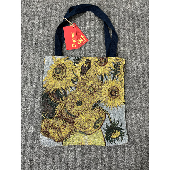 NWT Signare Tapestry Sunflower Tote Bag Van Gogh Designs Art - Picture 1 of 12